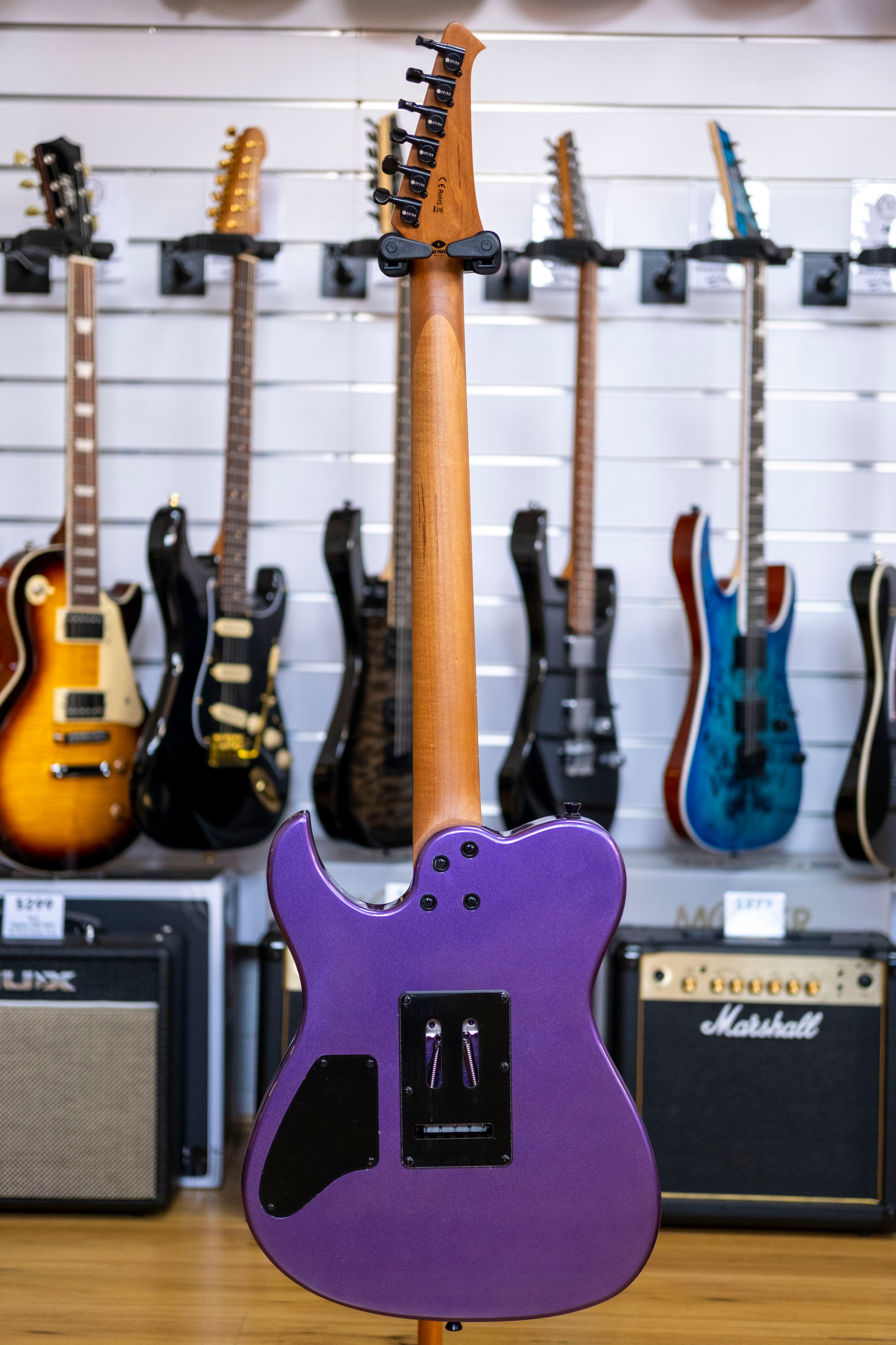 Spira T-420 Electric Guitar (Metallic Purple)
