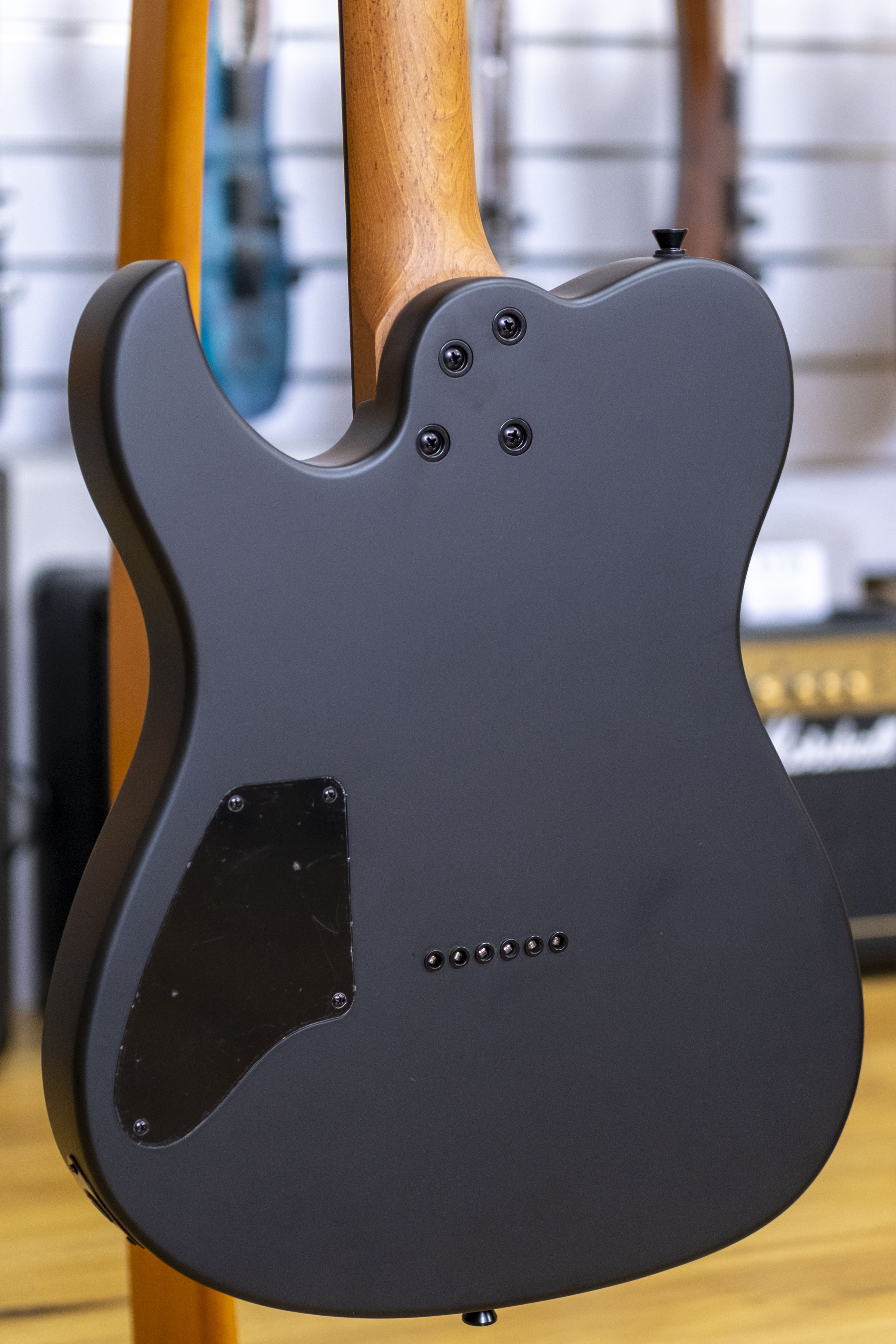 Spira T-400 Baritone Electric Guitar (Satin Black)