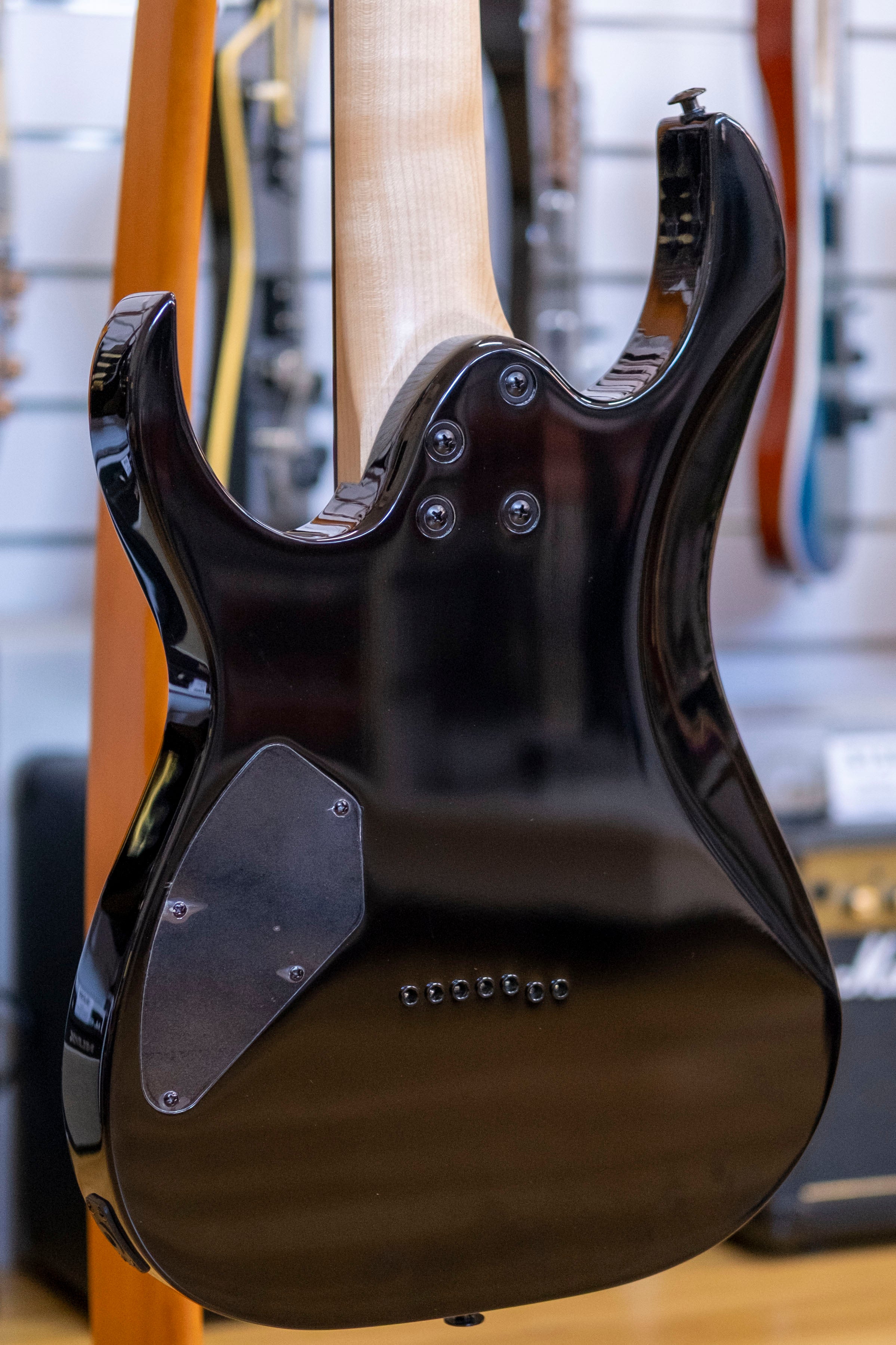 Ibanez Gio RG7221QA 7-String Electric Guitar (Transparent Black Sunburst)