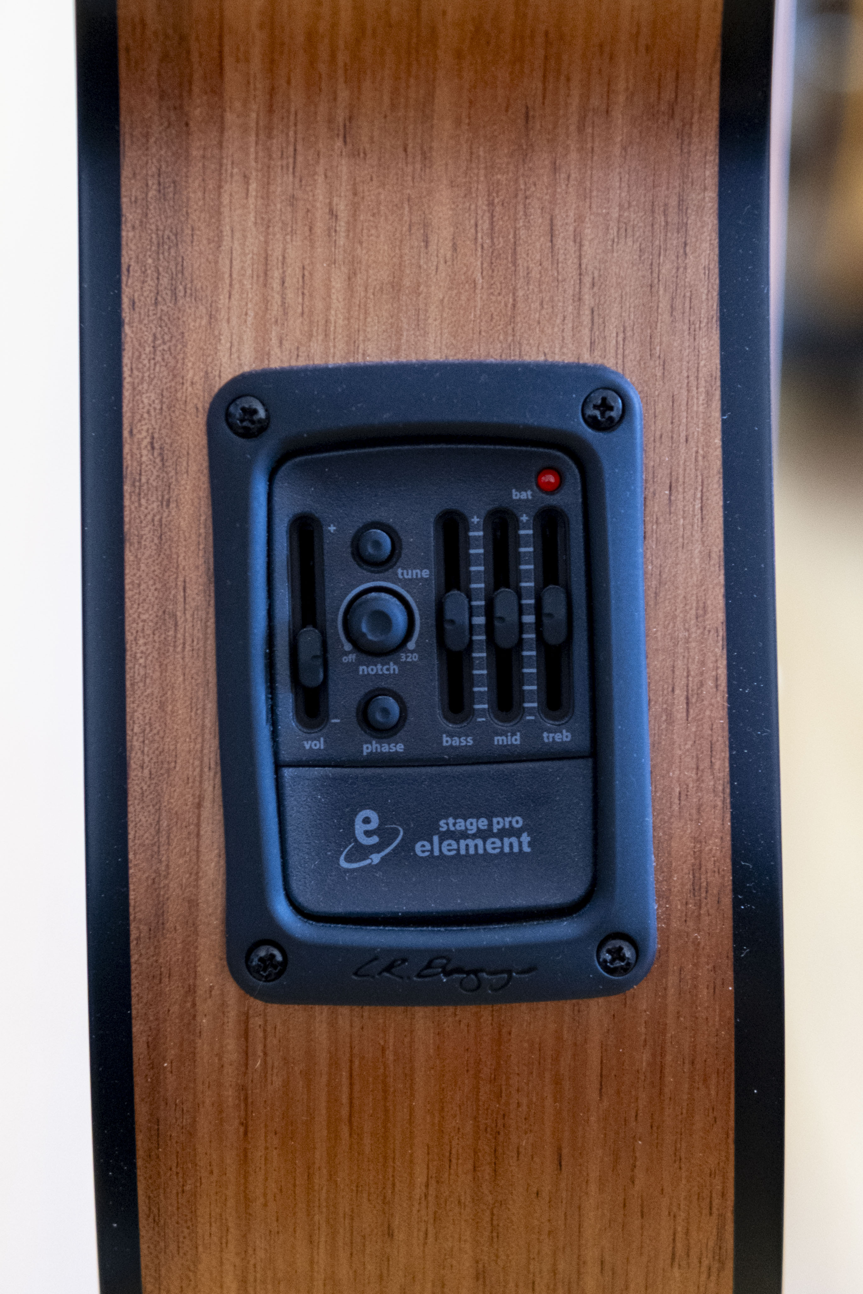 Pratley Classic Series Mini OM Acoustic Electric Guitar (All Solid Blackwood)