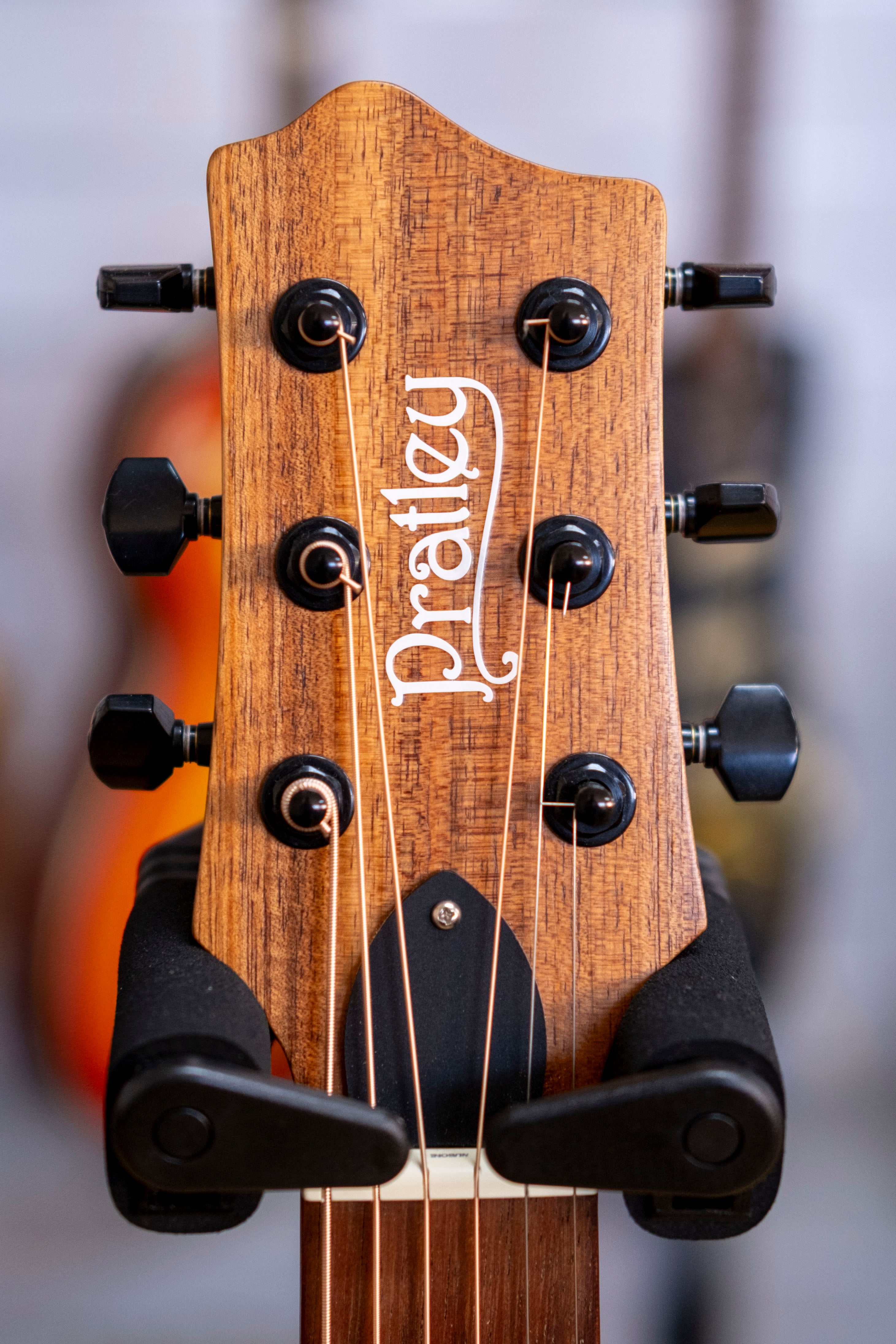 Pratley Classic Series Mini OM Acoustic Electric Guitar (All Solid Blackwood)