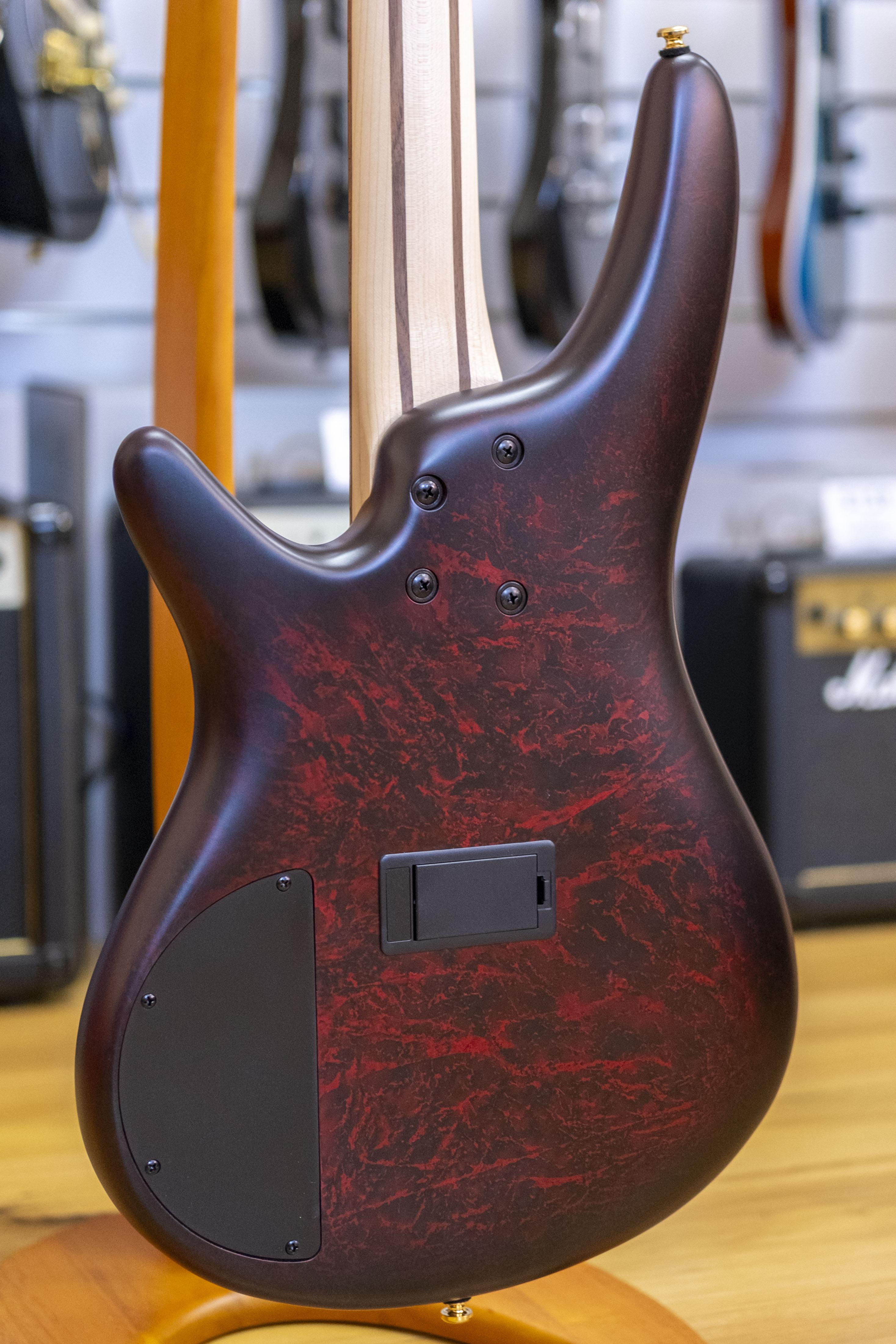 Ibanez SDGR SR300EDX Bass Guitar (Wine Red Frozen Matte)