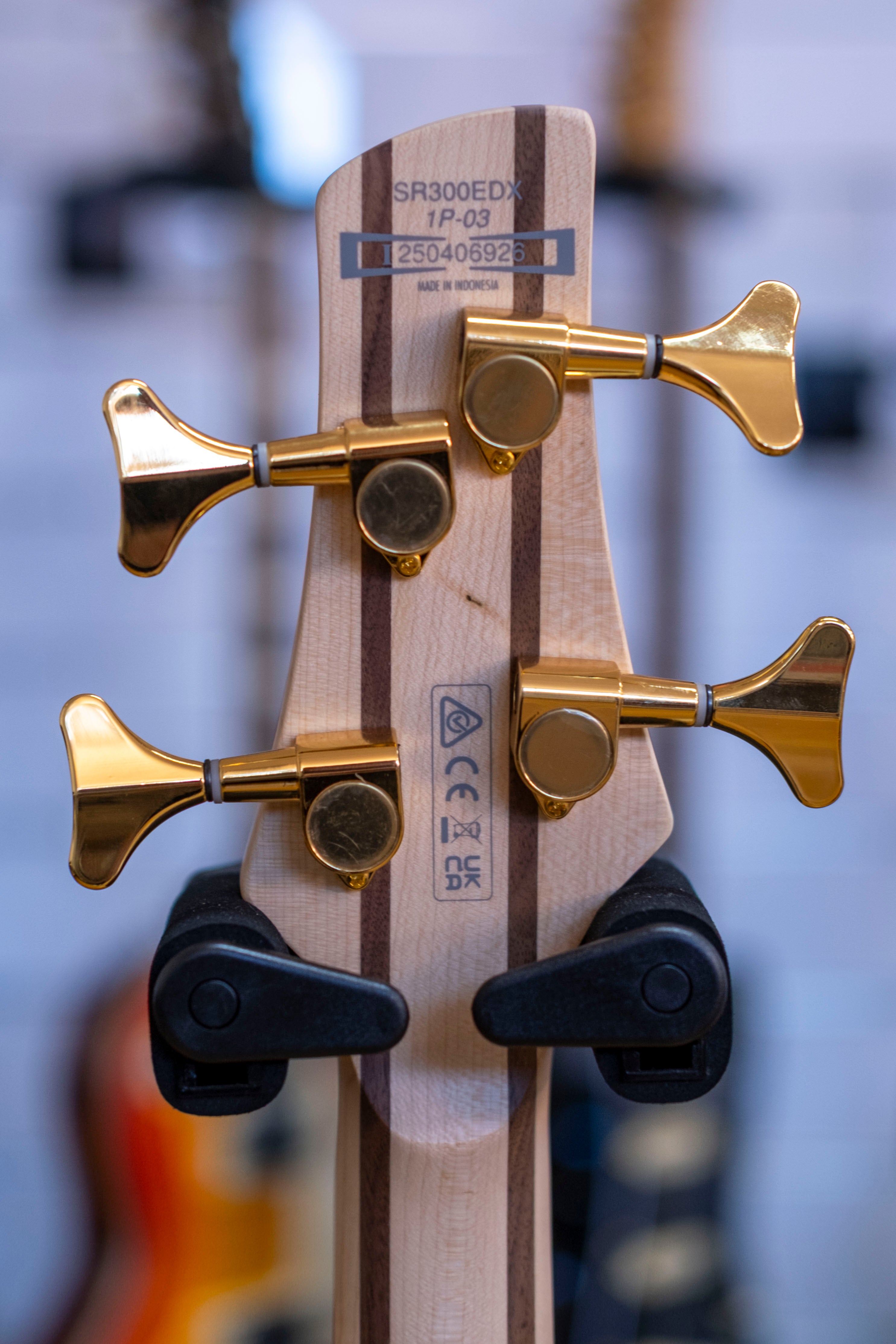 Ibanez SDGR SR300EDX Bass Guitar (Wine Red Frozen Matte)