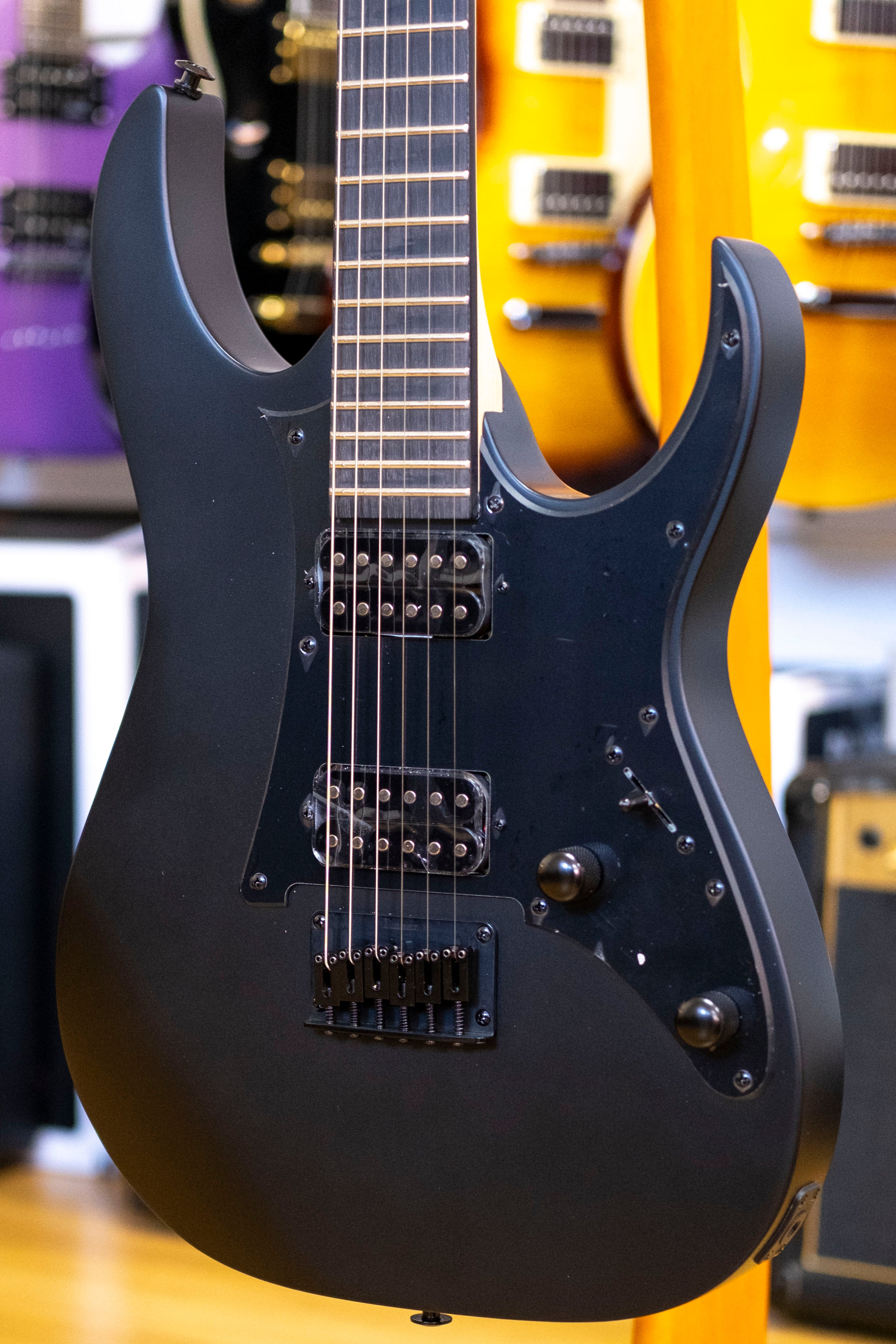 Ibanez Gio RGR131EX Electric Guitar (Black Flat)