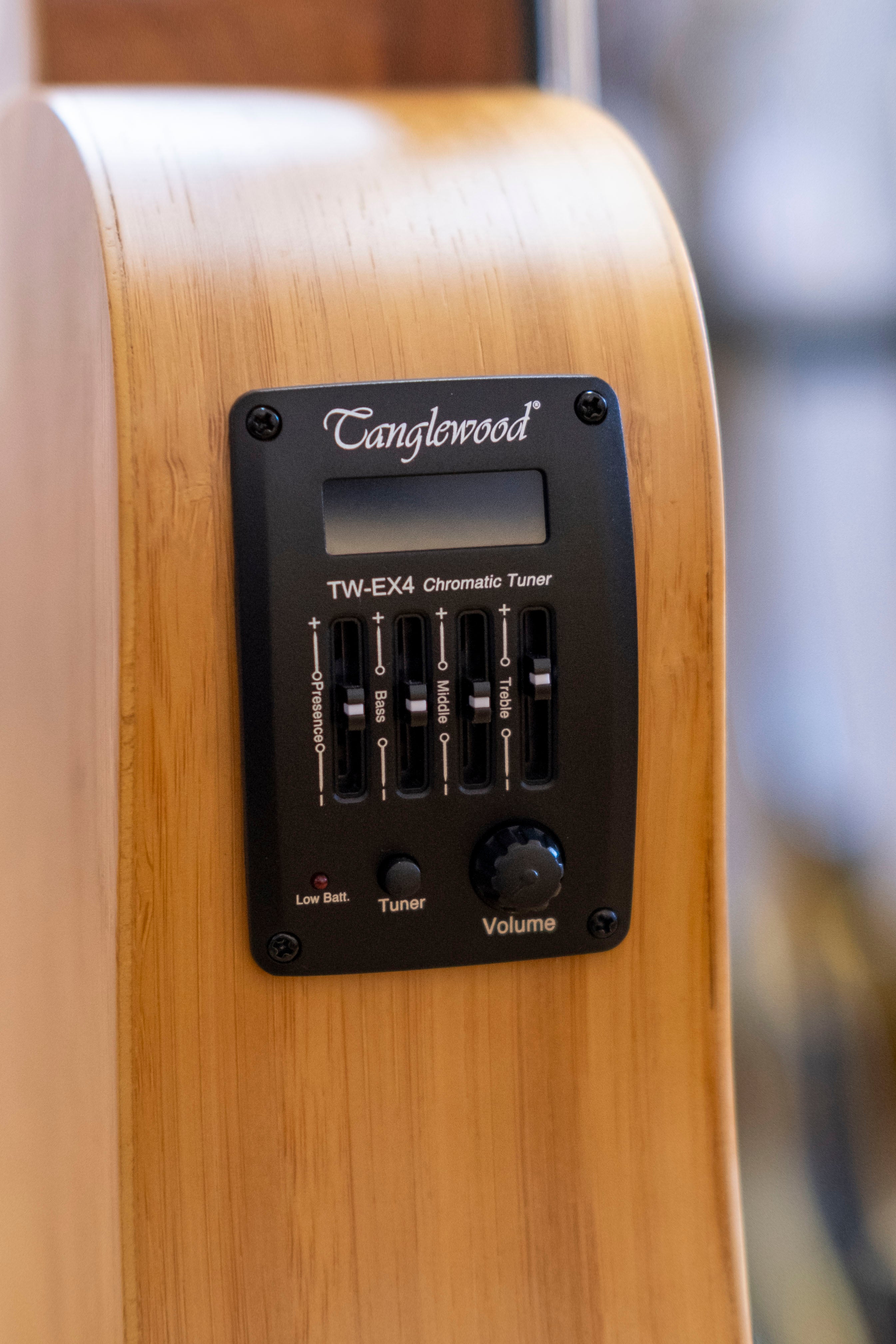 Tanglewood Tiare Bamboo Traveller Acoustic Guitar with Gig Bag (Natural Satin)