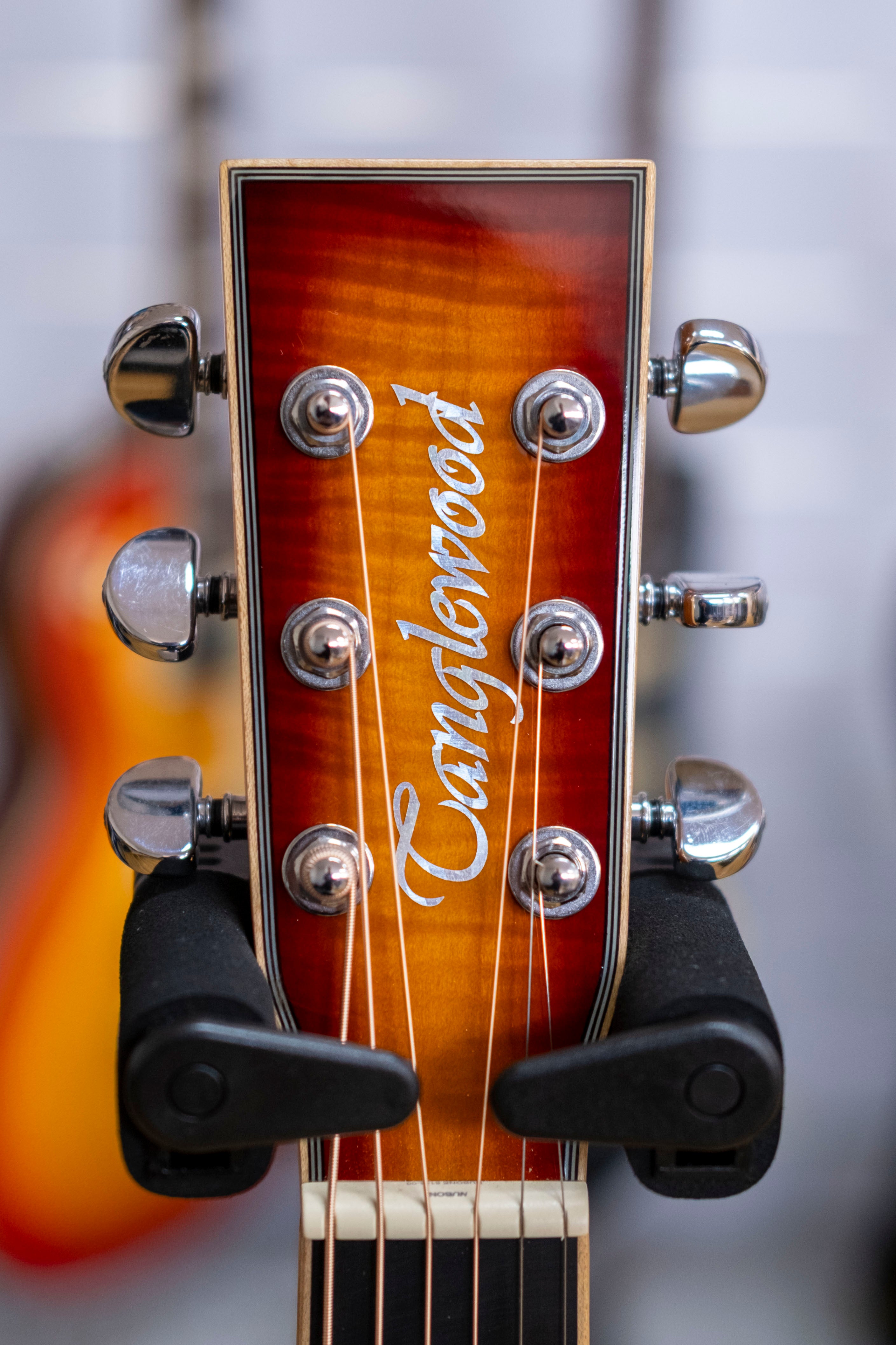 Tanglewood Winterleaf Exotic Superfolk Acoustic Electric Guitar (Tiger Flame Maple)