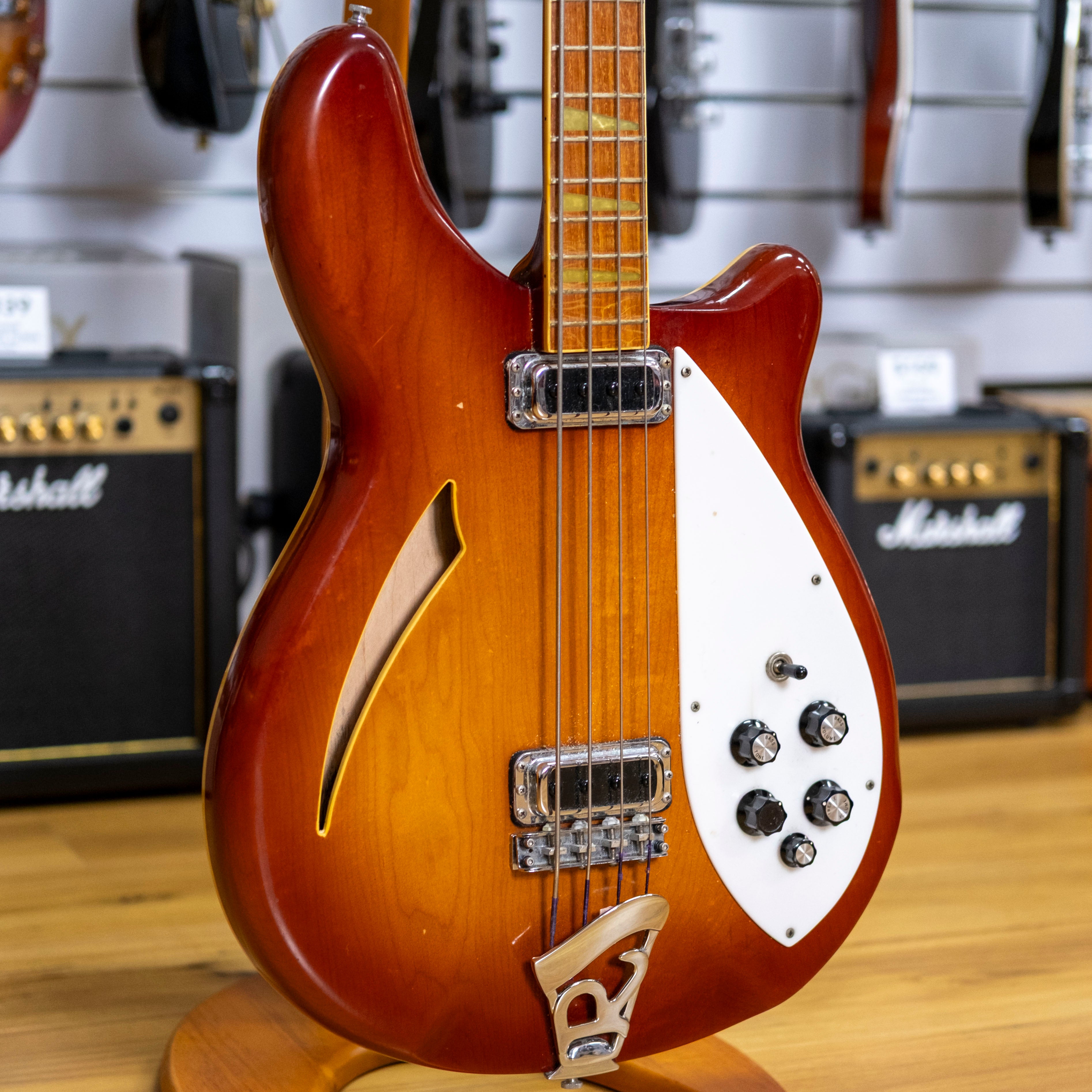 Rickenbacker 4005 Semi-Hollow Bass Guitar (Autumn Glow) (Pre-Owned, 1981)