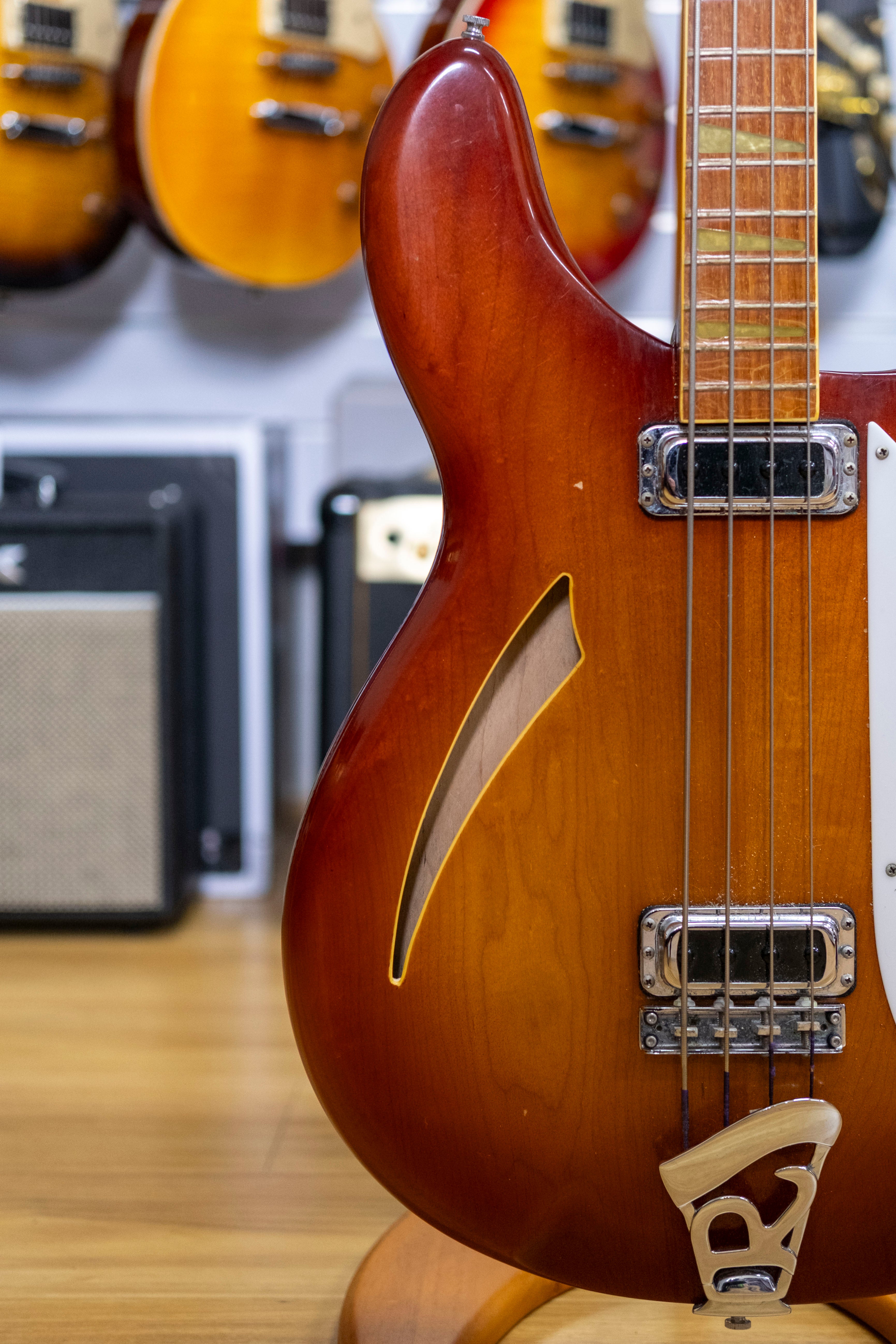 Rickenbacker 4005 Semi-Hollow Bass Guitar (Autumn Glow) (Pre-Owned, 1981)