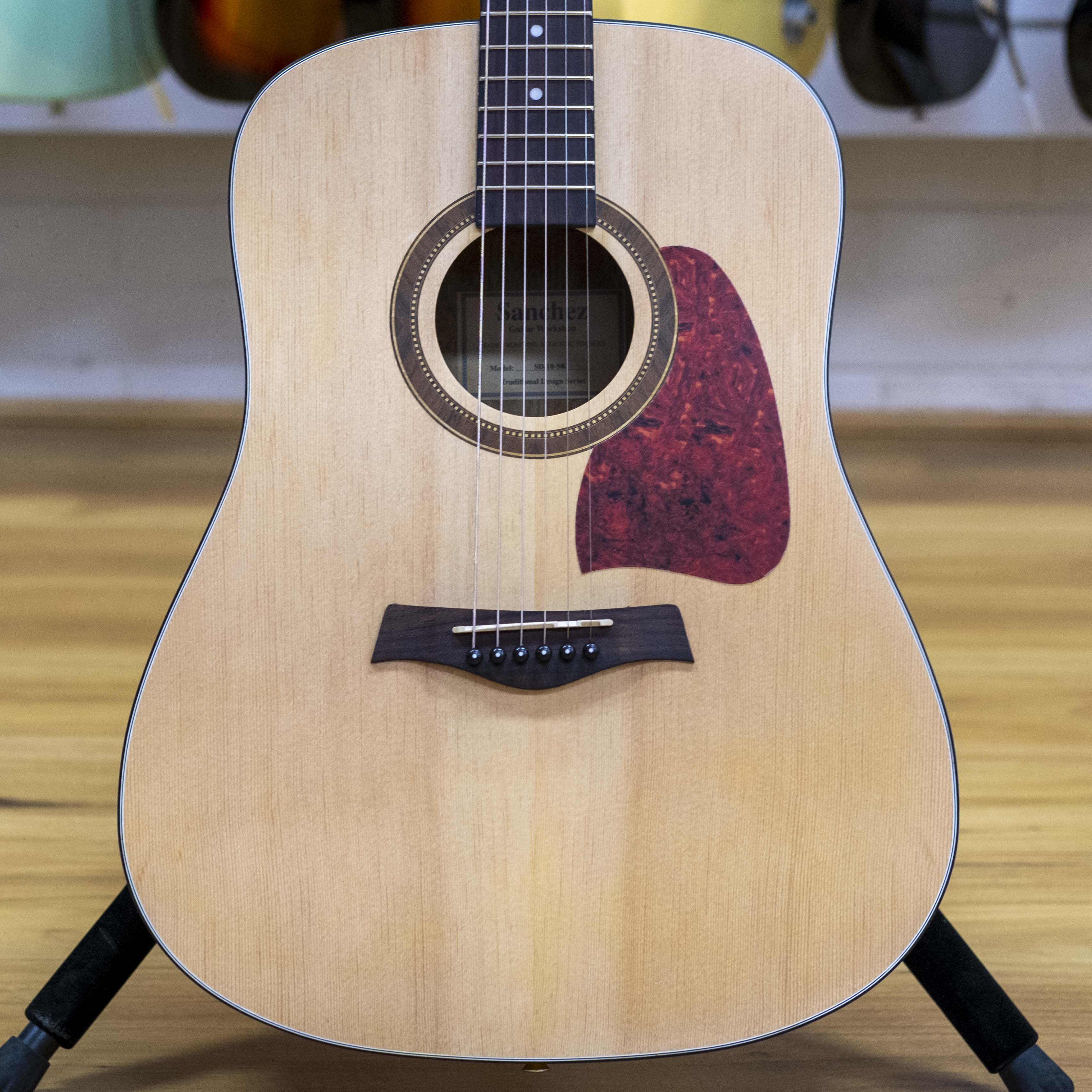 Sanchez Dreadnought Acoustic Guitar (Spruce/Koa)