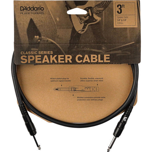 D'Addario 3ft Classic Series Speaker Cable