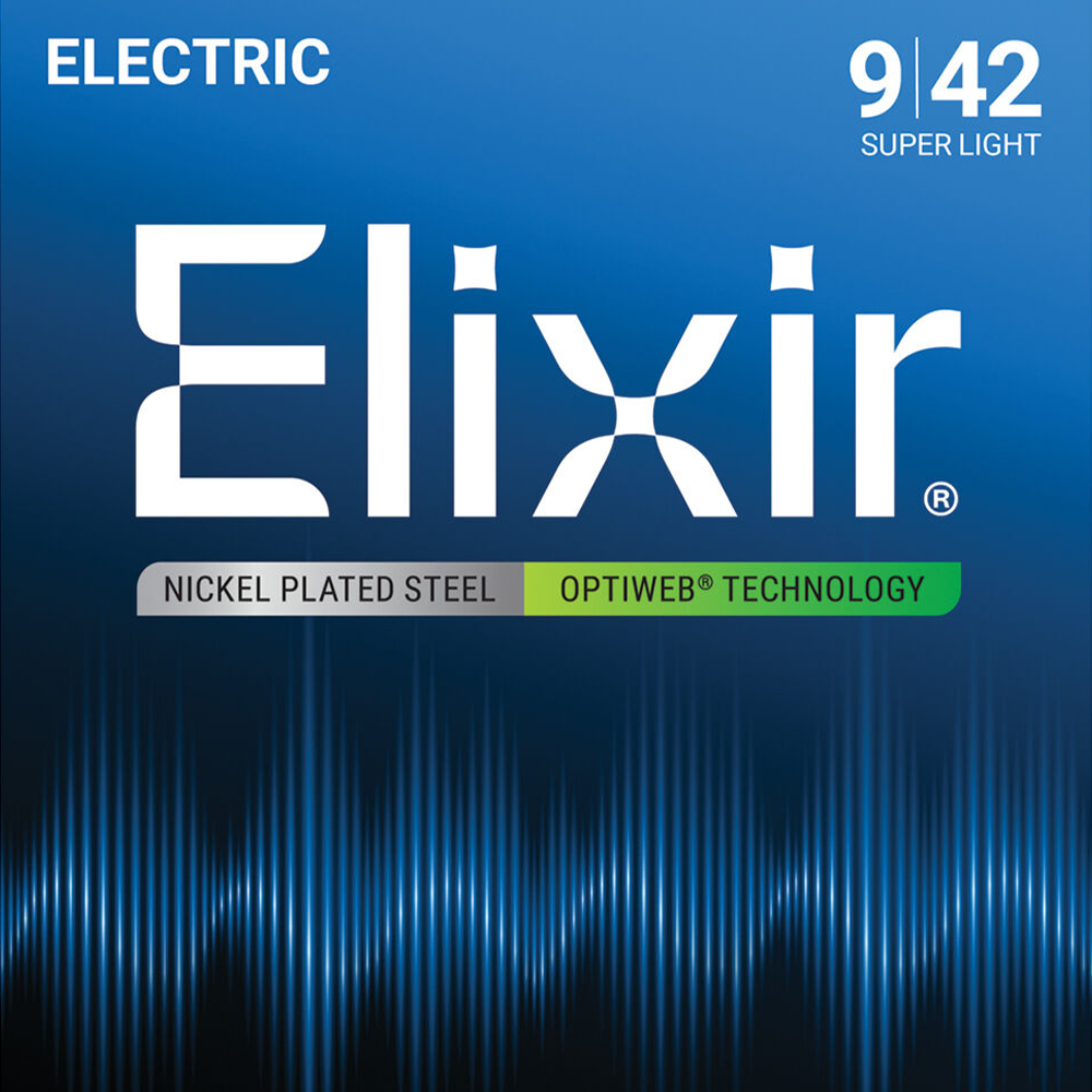 Elixir Optiweb Super Light Electric Guitar Strings (9/42)
