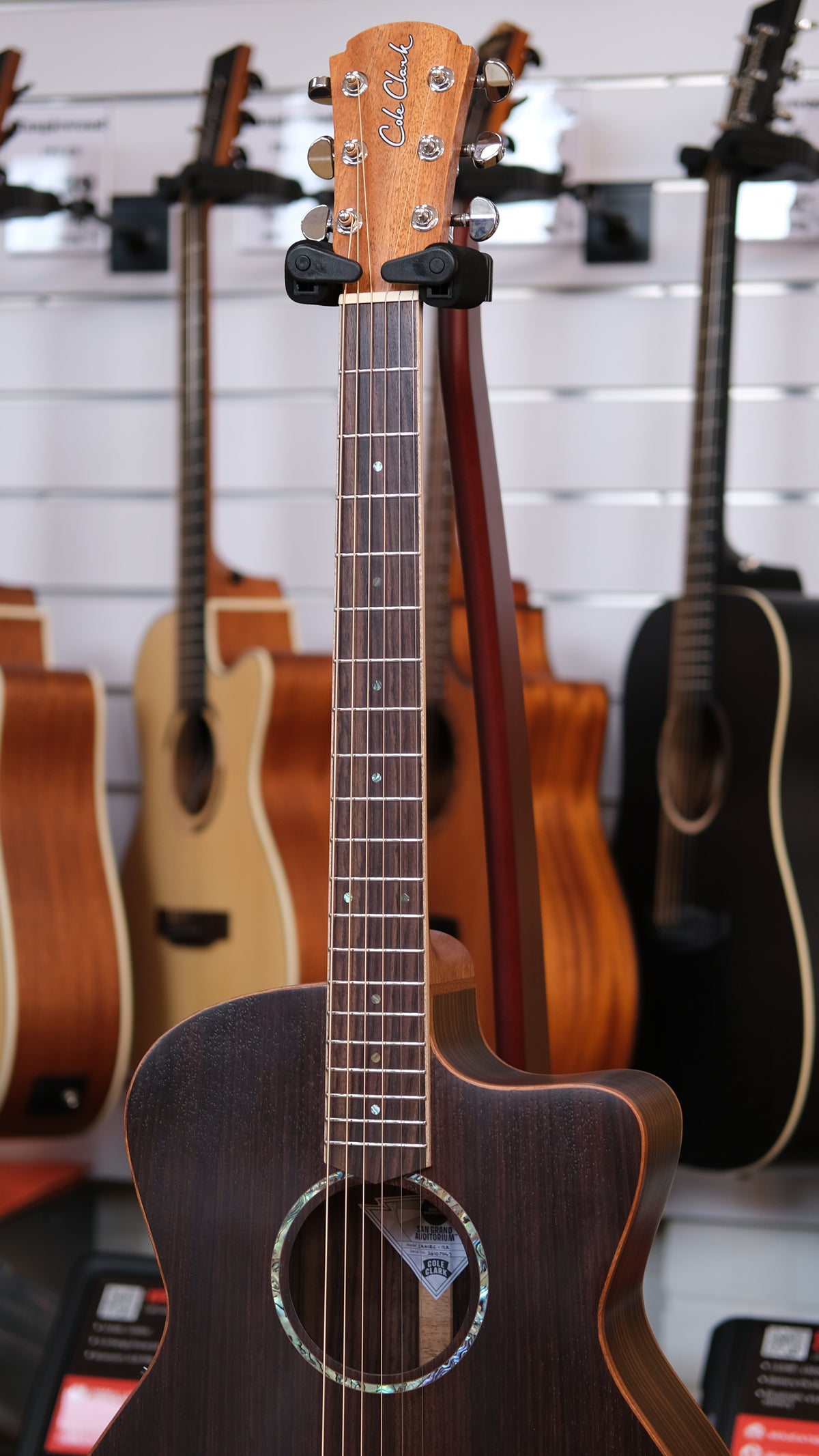 Cole Clark Studio Grand Auditorium Acoustic Electric Guitar with Deluxe Gig Bag (All Solid Rosewood)