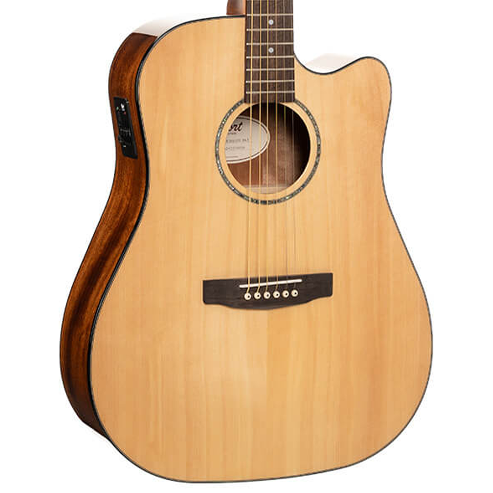 Cort Earth 60 Series Dreadnought Acoustic Electric Guitar (Solid Spruce)