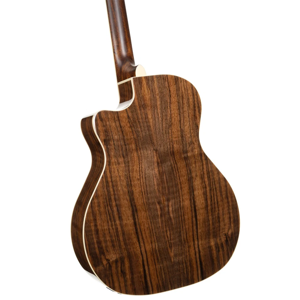 Cort Exotic Grand Auditorium Acoustic Electric Guitar (Solid Spruce/Walnut)