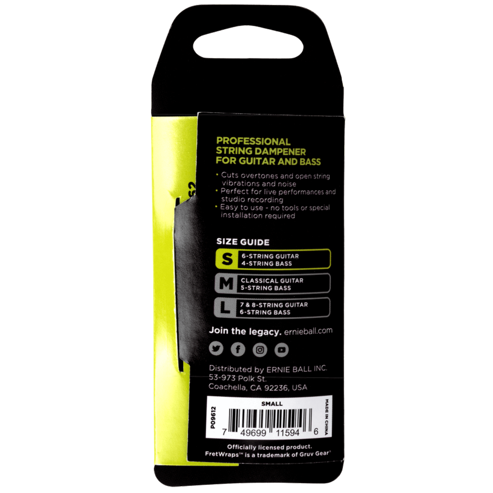 Ernie Ball by Gruv Gear FretWrap (Small)