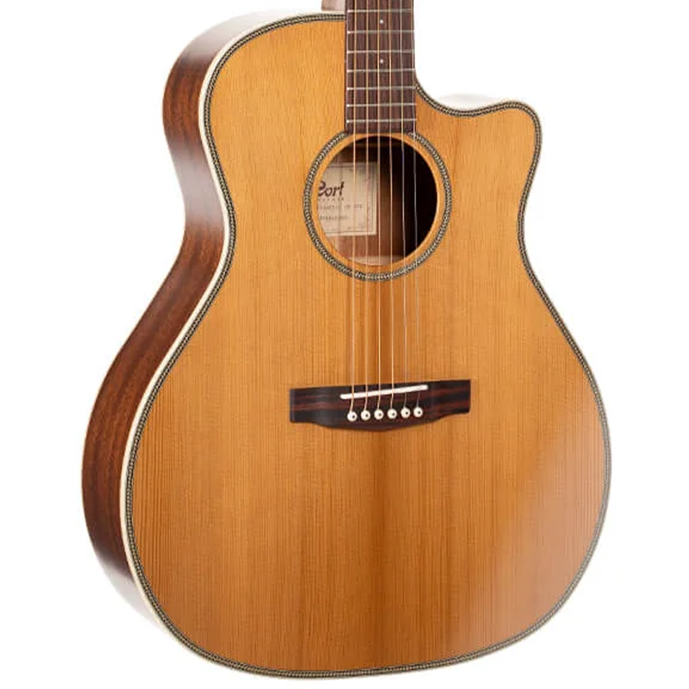Cort Essence GA4 Acoustic Electric Guitar (Torrefied Solid Sitka Spruce)