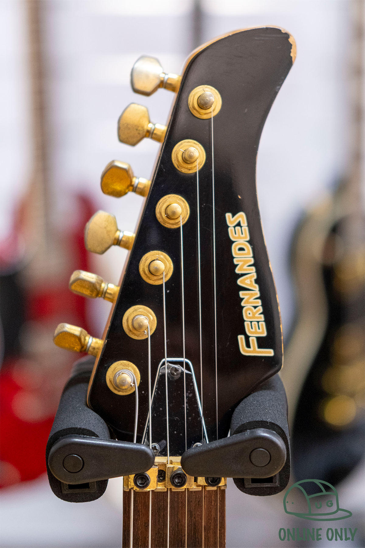 Fernandes FR-120 Electric Guitar (Transparent Black) (Pre-Owned, MIJ 1990's)