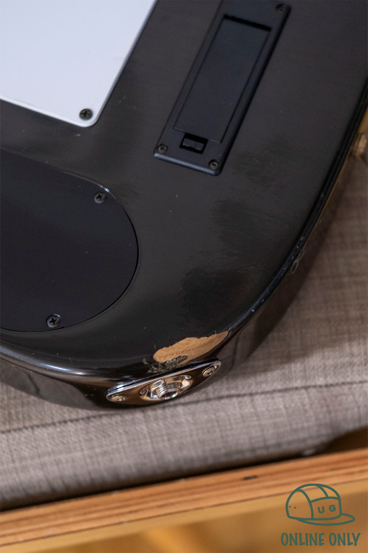 Fernandes FR-120 Electric Guitar (Transparent Black) (Pre-Owned, MIJ 1990's)