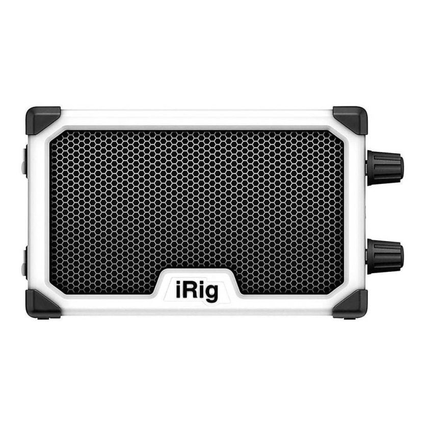 IK Multimedia iRig Nano Amp Battery Powered Micro Amp / Interface for IOS (White)