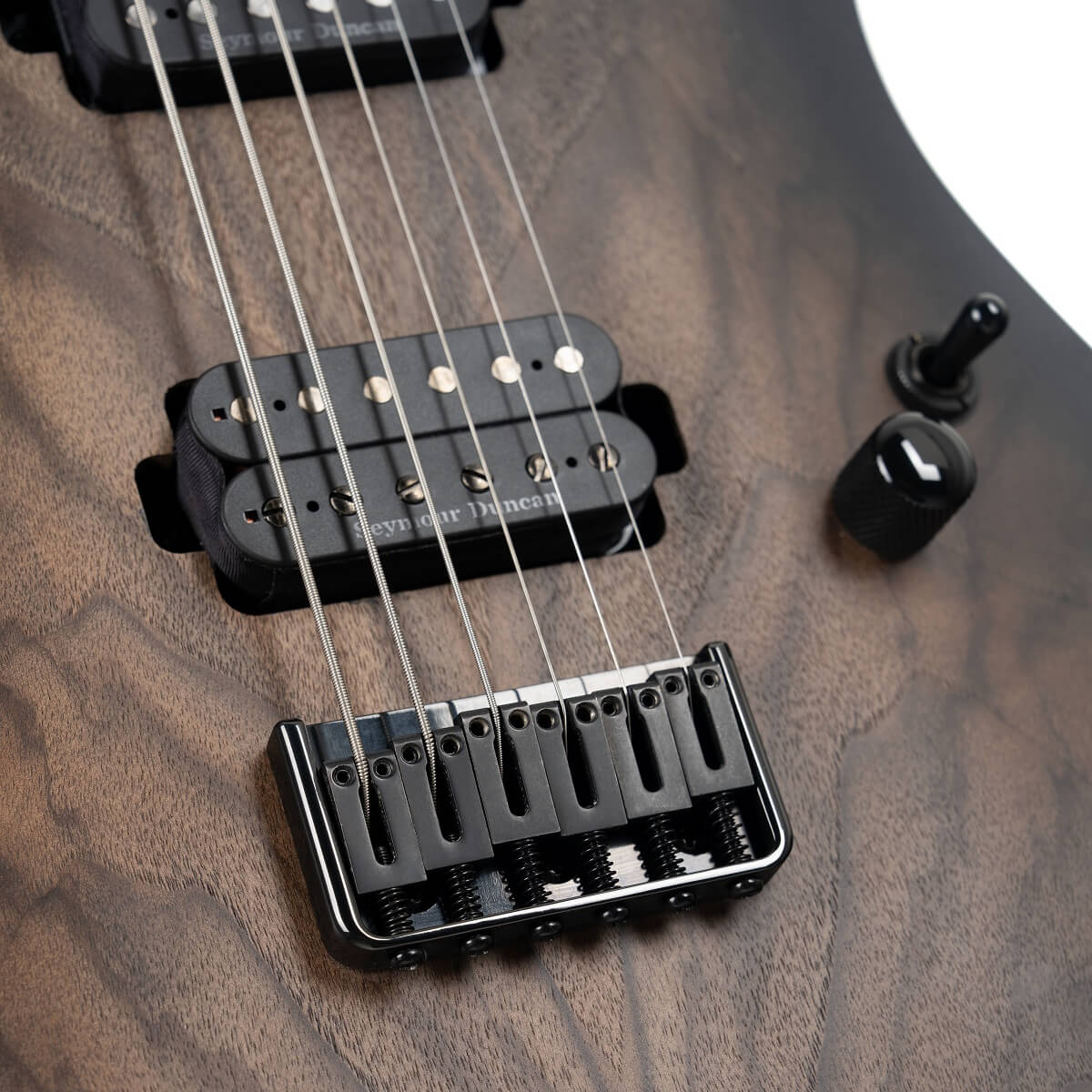 Cort KX500 Baritone Electric Guitar (Natural Black Burst)