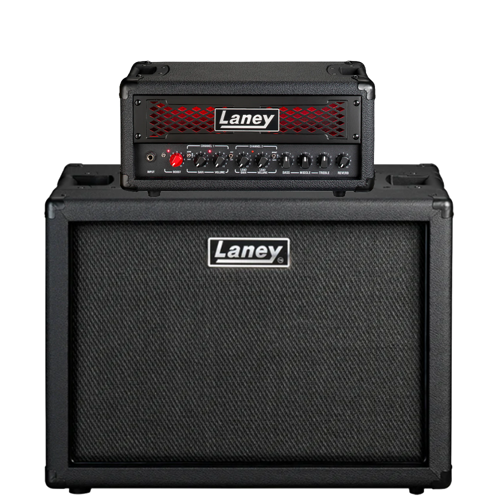 Laney Foundry Series Ironheart 60-Watt Head with Laney 1x12" Speaker Cabinet
