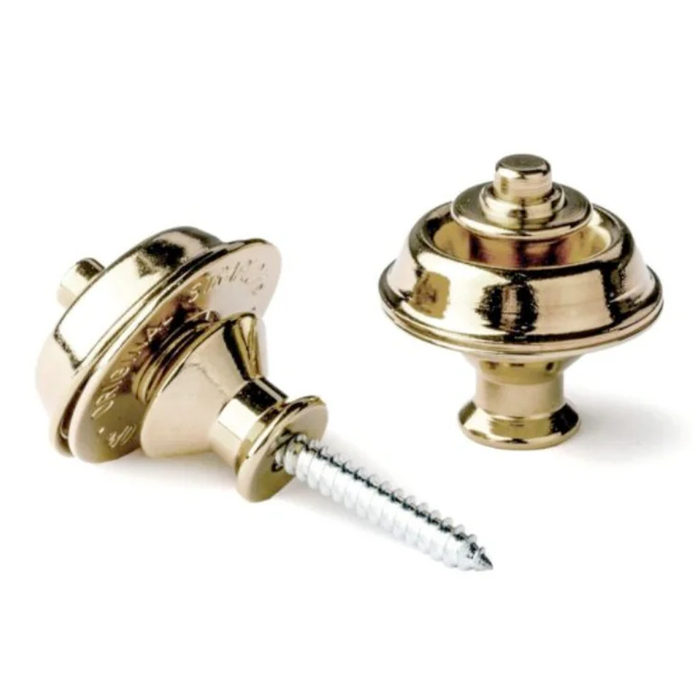 Jim Dunlop Dual Design Strap Locks (Brass)