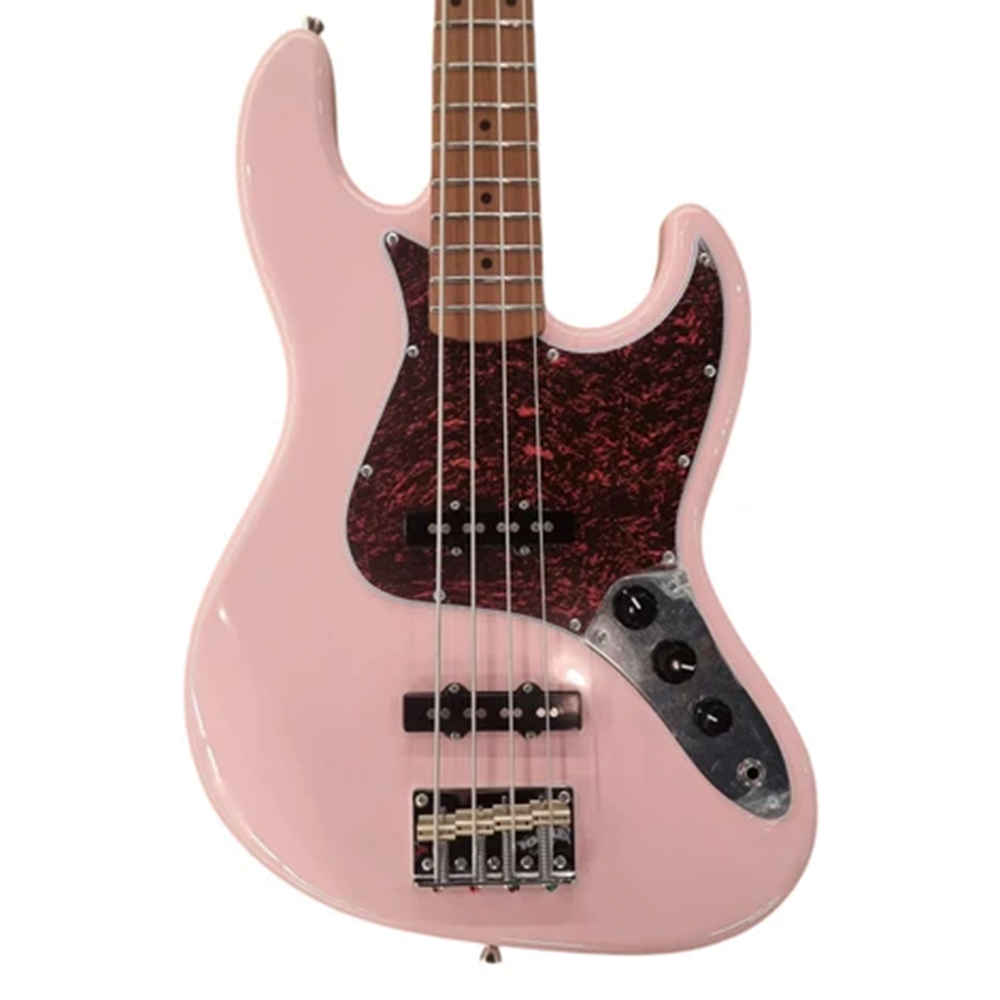 Jet Guitars JJB-300 Bass Guitar (Shell Pink)