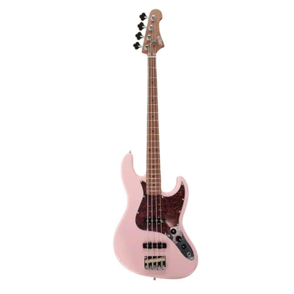 Jet Guitars JJB-300 Bass Guitar (Shell Pink)