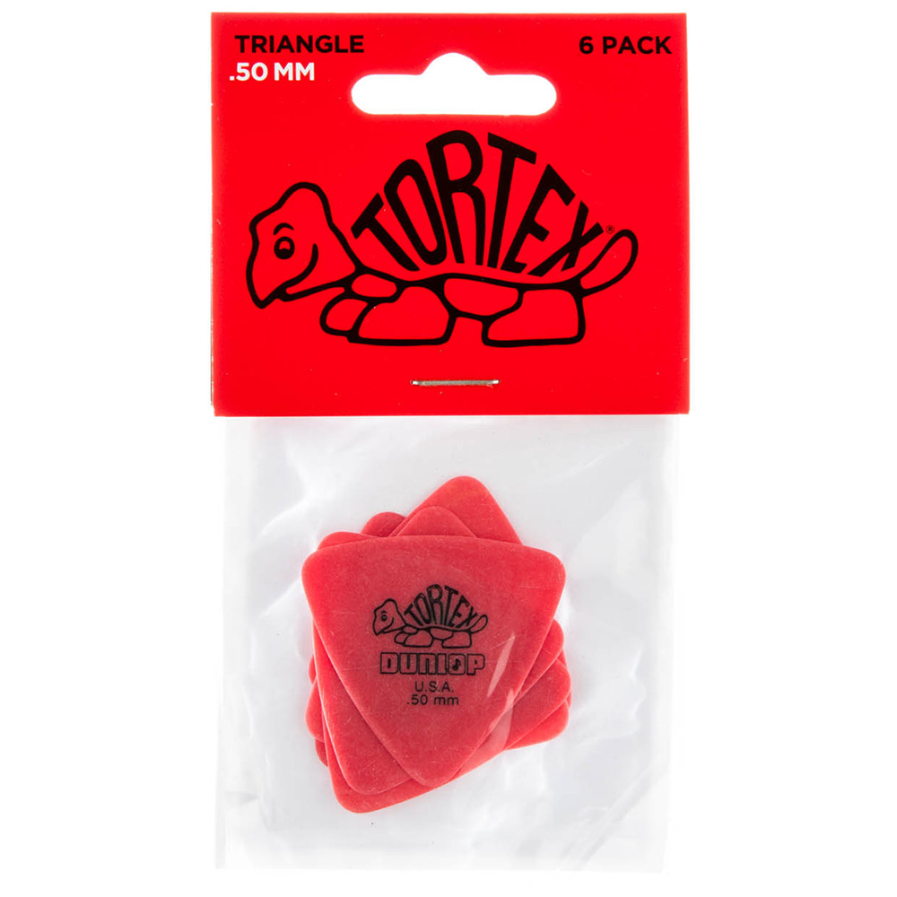 Jim Dunlop .50mm Tortex Triangle Guitar Picks (6-Pack)
