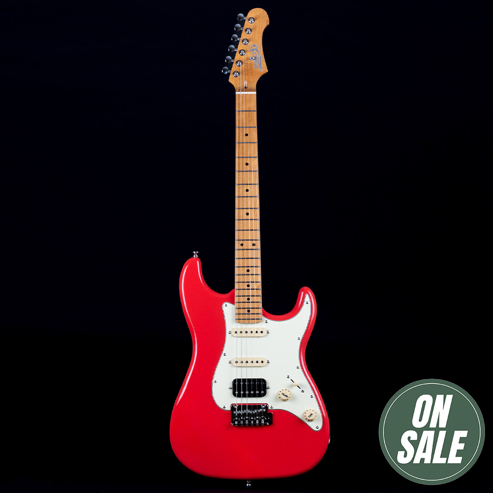 Jet JS-400 Electric Guitar (Coral Red)