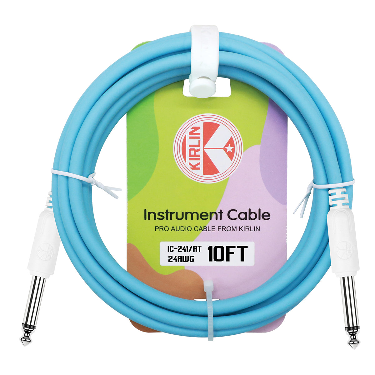 Kirlin 10ft Instrument Cable (Blue)