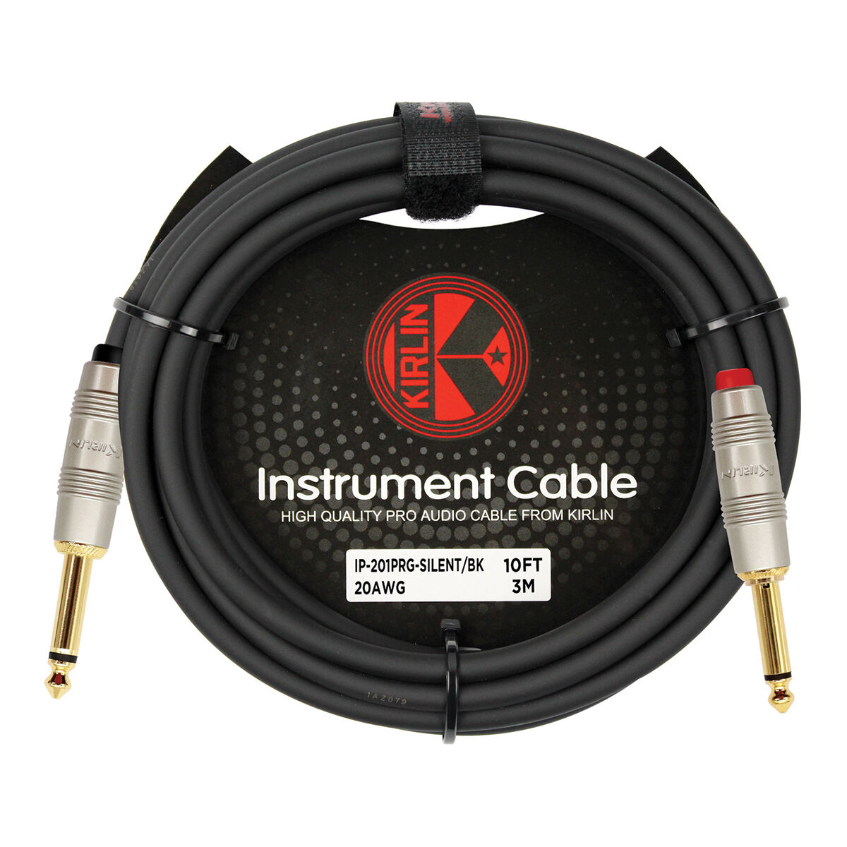 Kirlin 10ft Silent Plug Instrument Cable (Straight to Straight)
