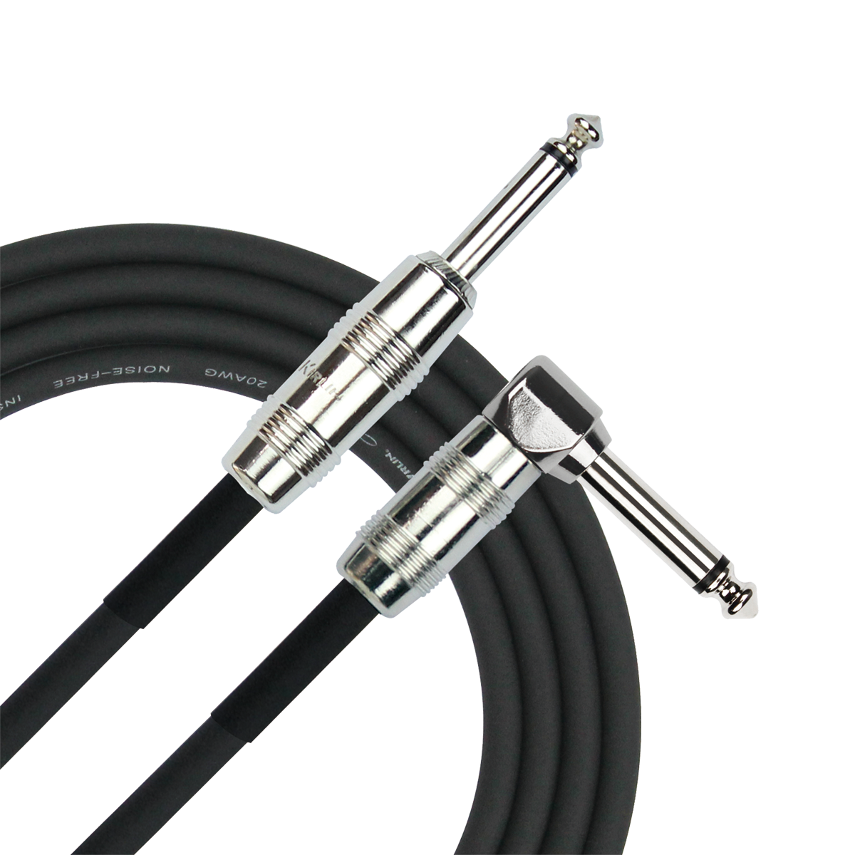 Kirlin 10ft Instrument Cable (Straight to Right Angle)