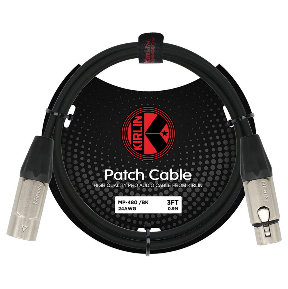 Kirlin 3ft XLR to XLR Microphone Cable