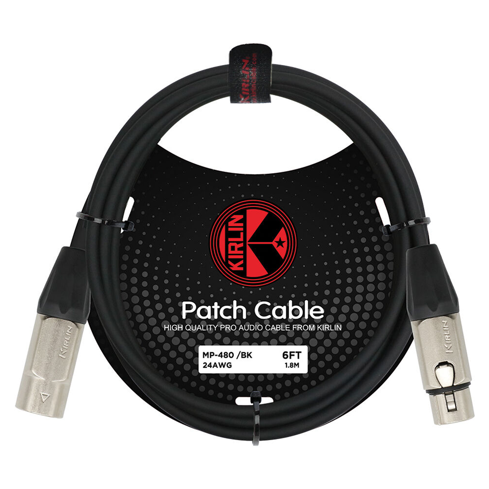 Kirlin 6ft XLR to XLR Microphone Cable