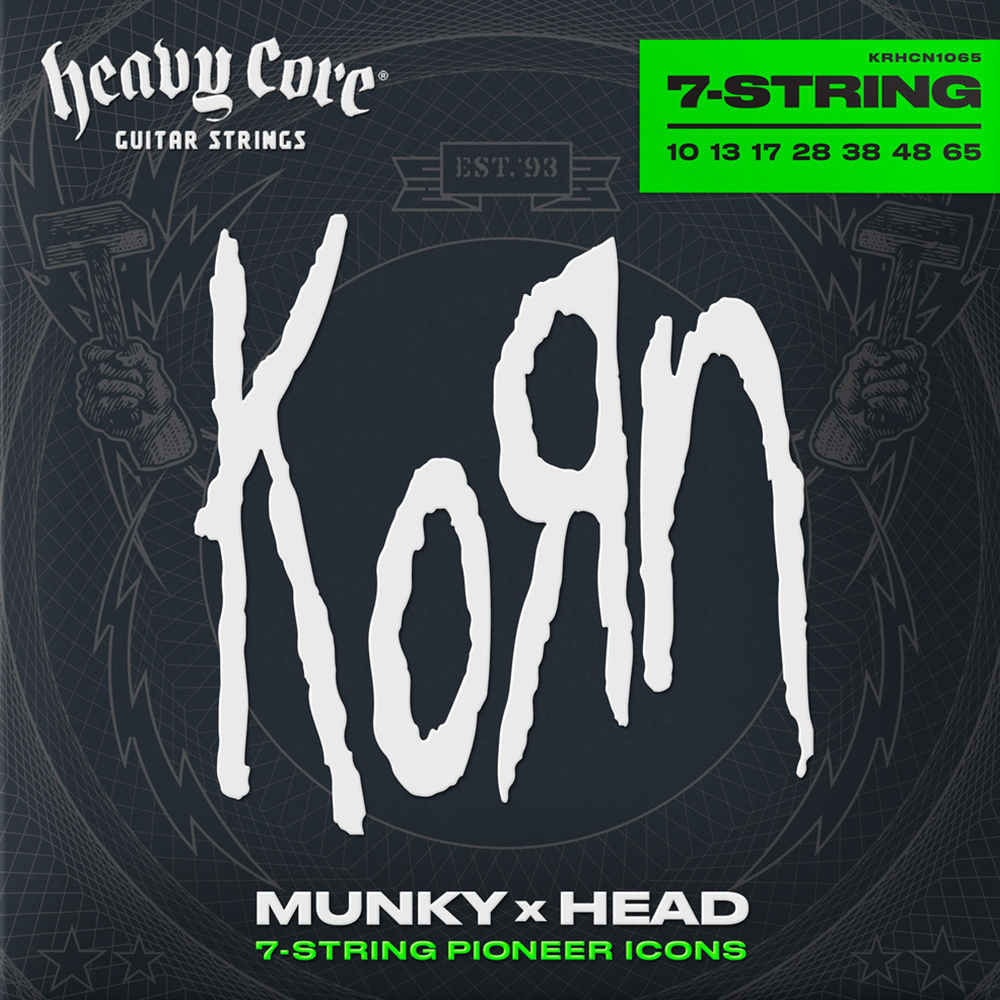 Jim Dunlop Heavy Core Korn 7-String Electric Guitar Strings (10/65)