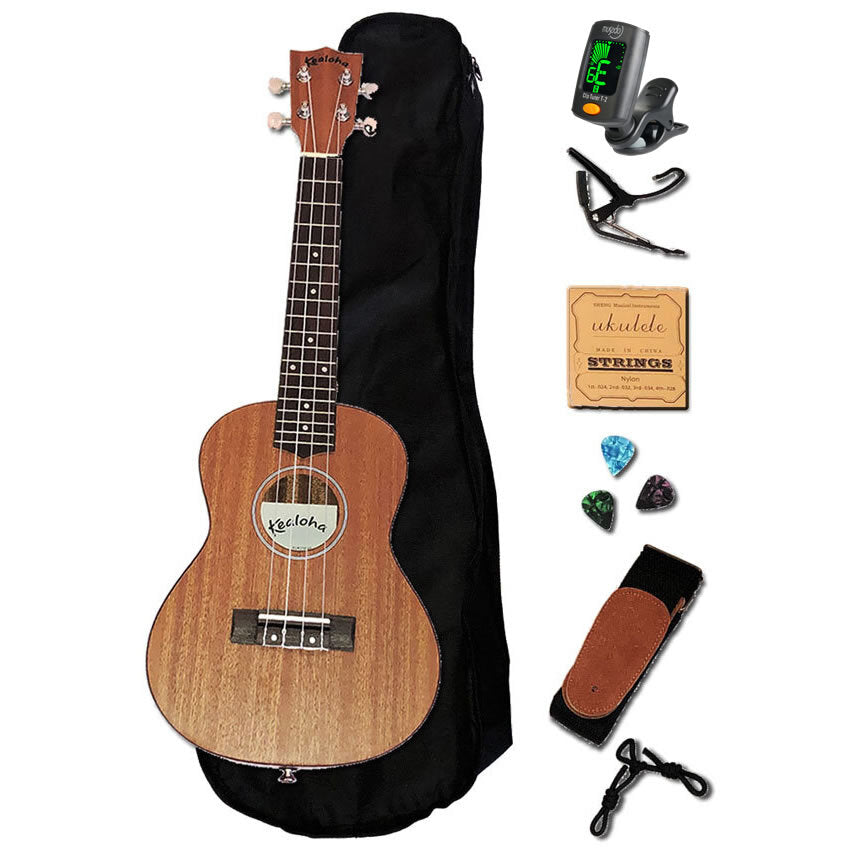 Kealoha Tenor Ukulele Pack with Accessories
