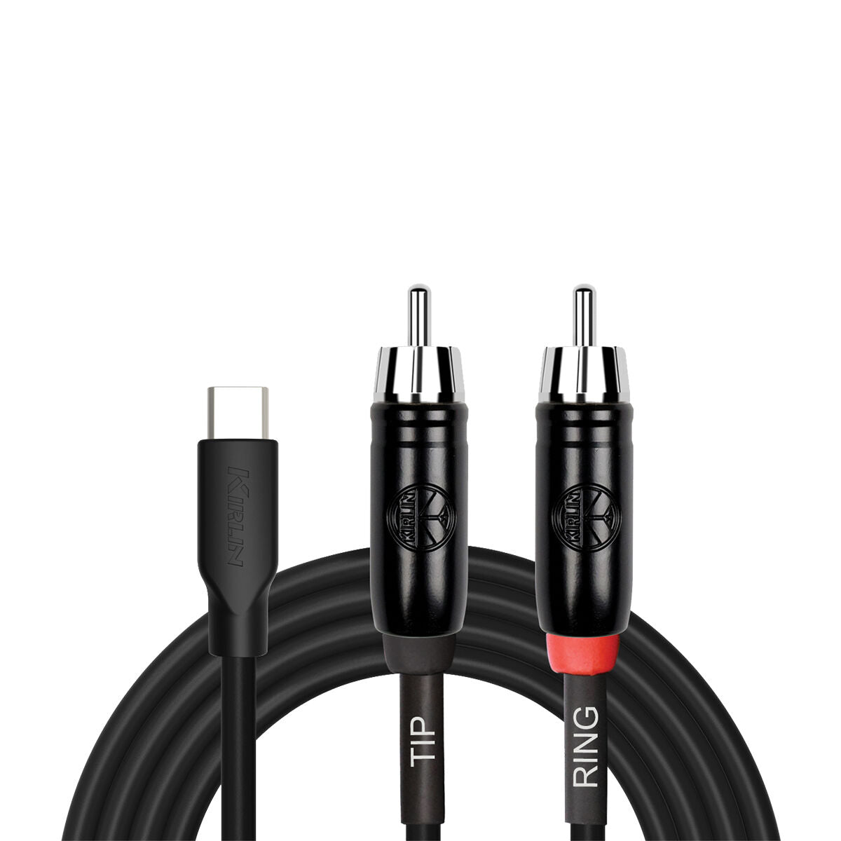 Kirlin 6ft USB C Cable to 2 x RCA