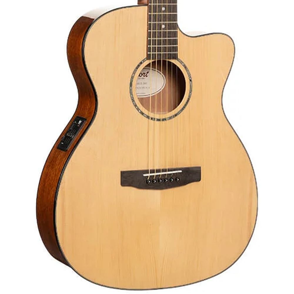 Cort Luce Series OM Acoustic Electric Guitar (Solid Spruce)