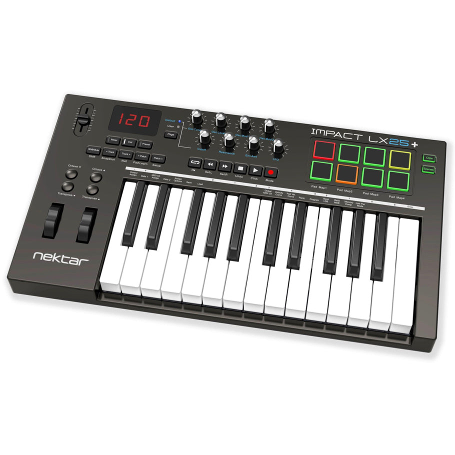 Nektar Impact LX25+ MIDI Keyboard 25 Key USB Controller