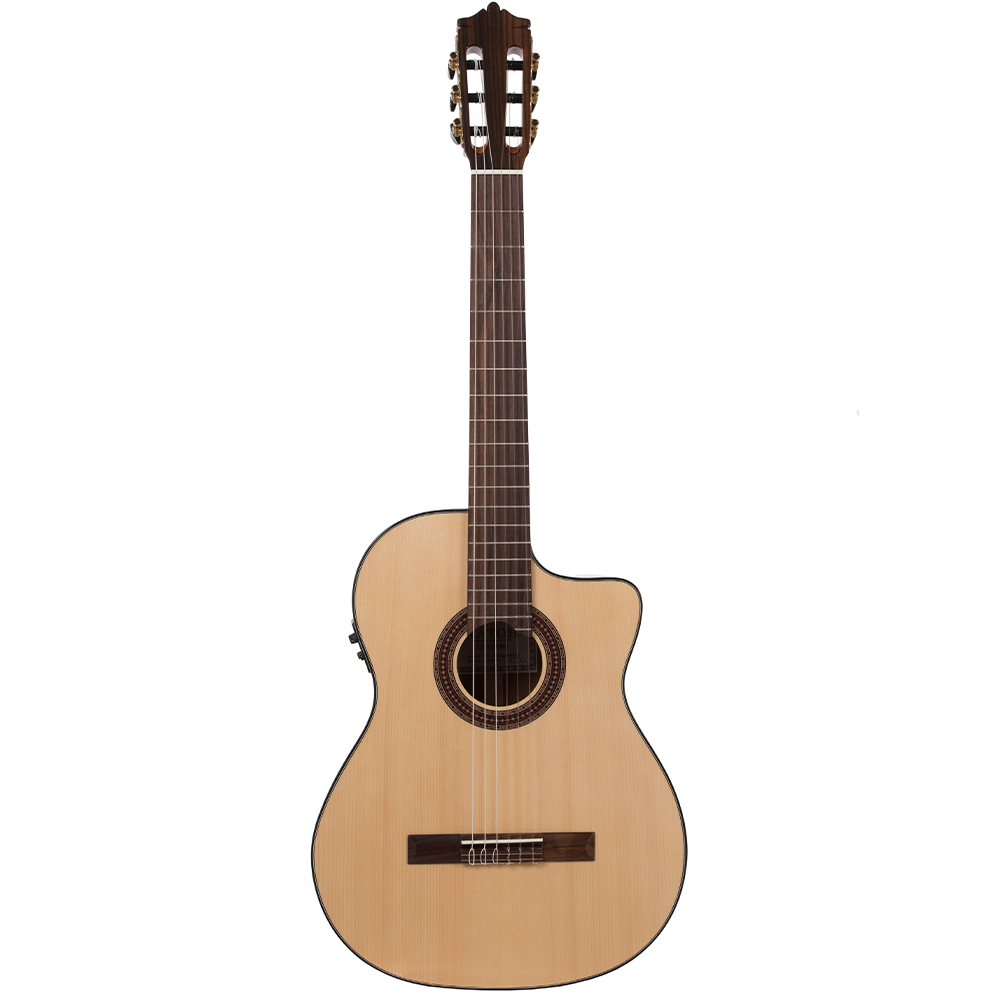 Katoh MCG40SEQ Solid Top Cutaway Electric Classical Guitar (Spruce/Mahogany)