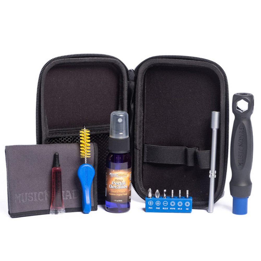 Music Nomad 12 Piece Pedal Care Kit for Guitar and Bass
