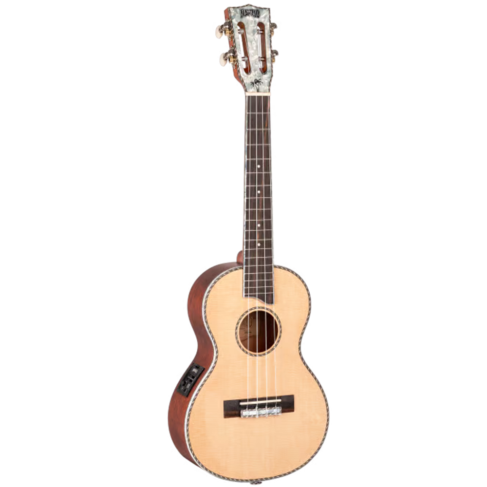 Mahalo Pearl Series Electric Tenor Ukulele with Bag (Solid Spruce Top)