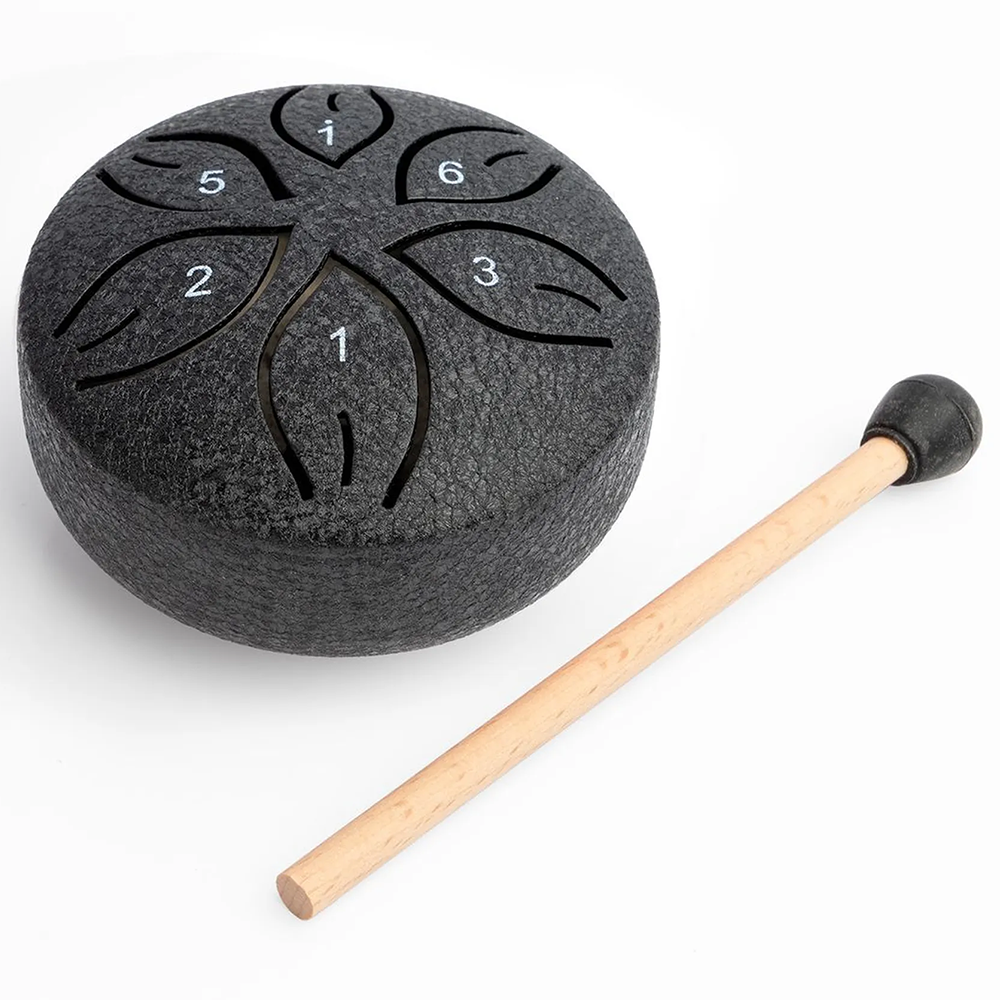 Mano Percussion 3" Tongue Drum (Black)