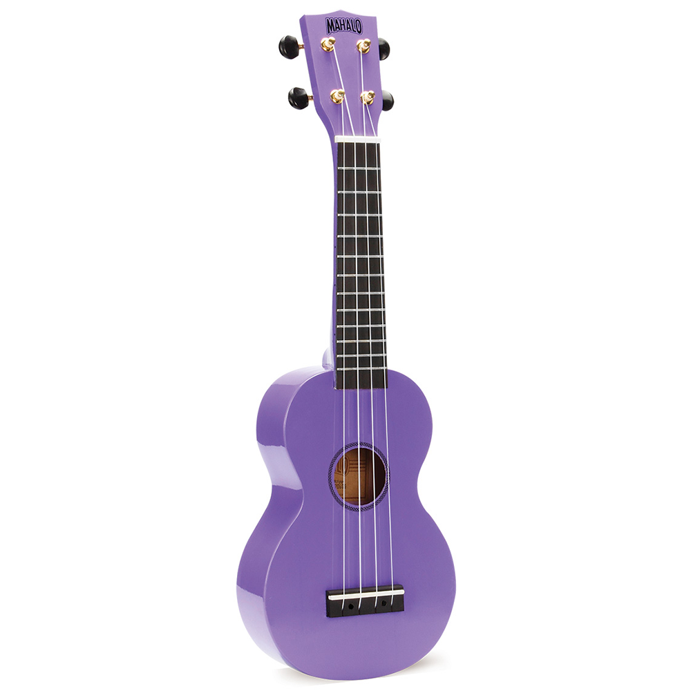 Mahalo Rainbow Series Soprano Ukulele with Bag (Purple)