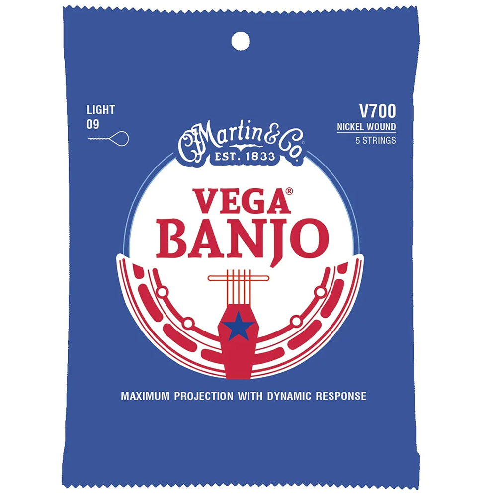 Martin & Co Vega Banjo Light 5-String Banjo Strings (9/20)