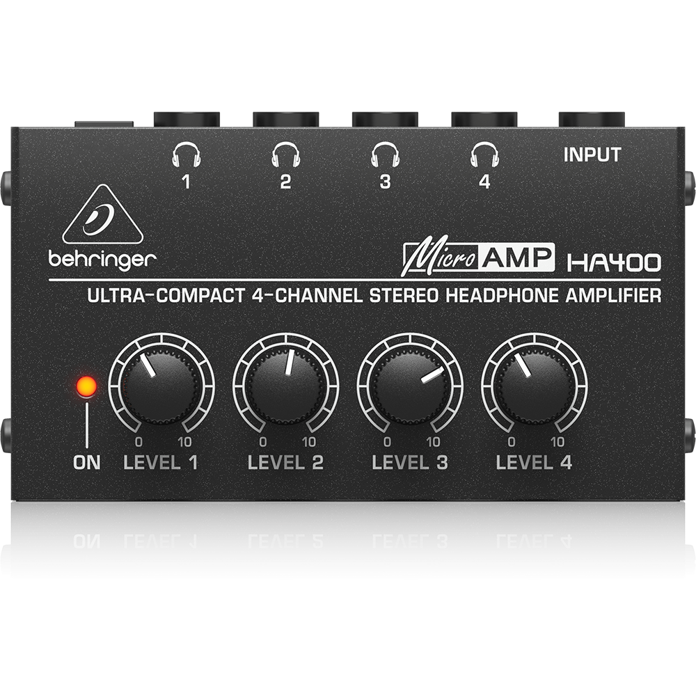 Behringer HA400 Microamp 4-Channel Stereo Headphone Amplifier