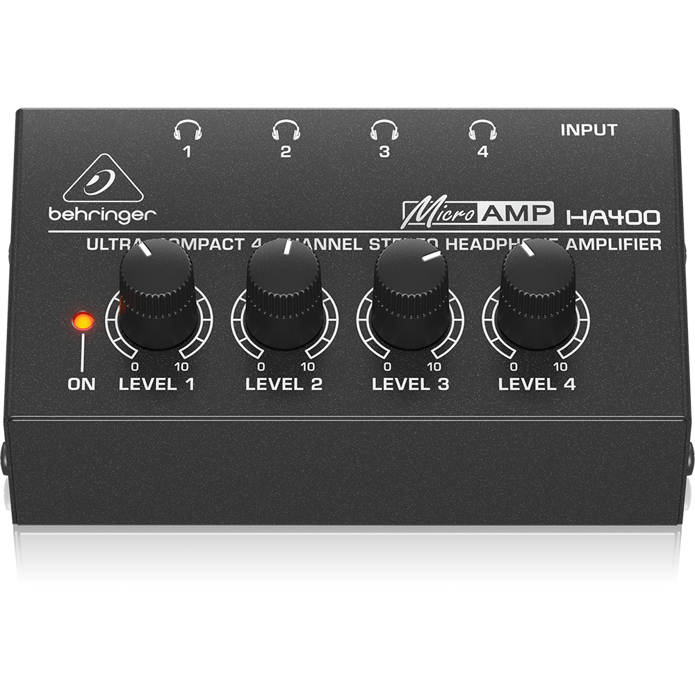 Behringer HA400 Microamp 4-Channel Stereo Headphone Amplifier