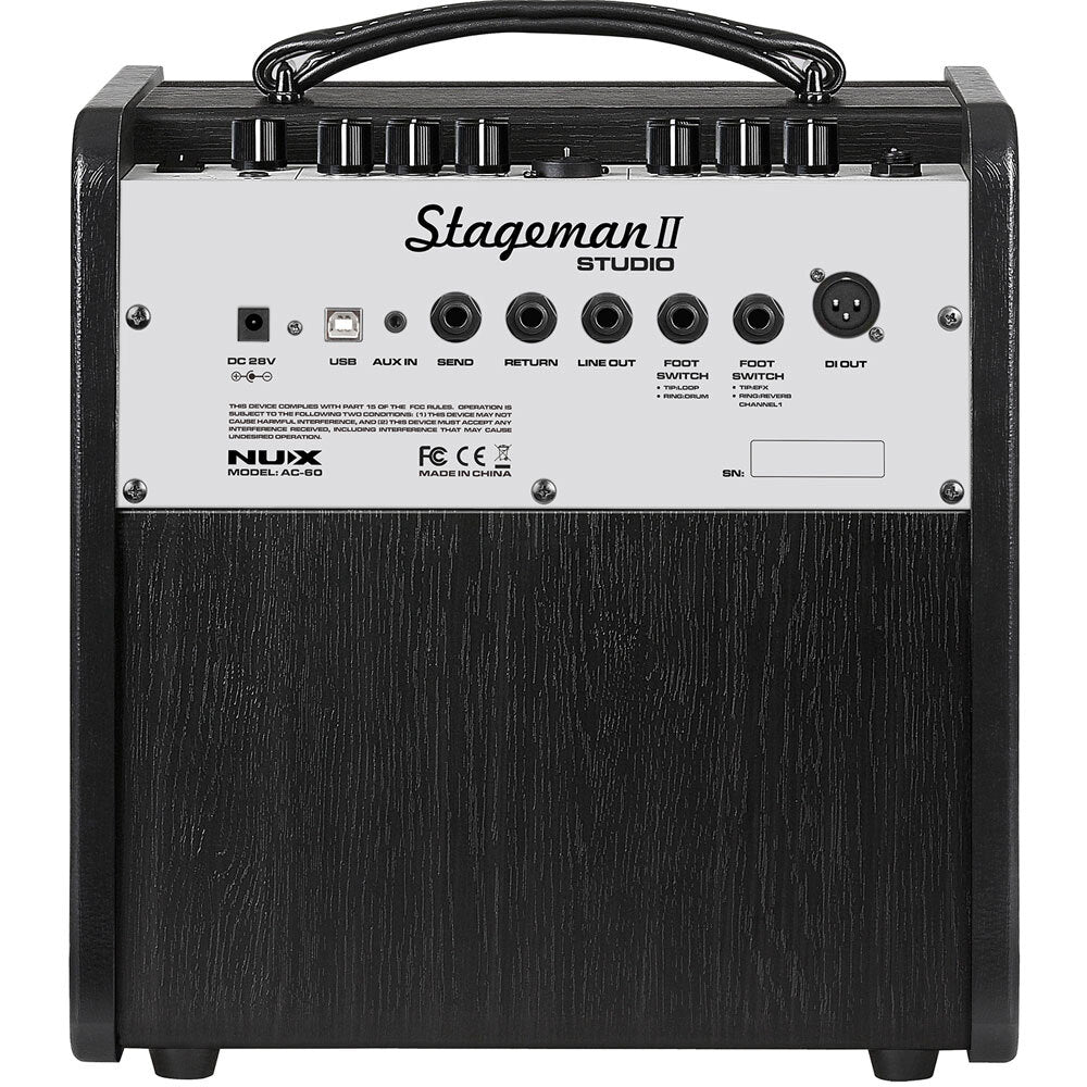 NUX Stageman II 60-Watt Acoustic Guitar Amplifier