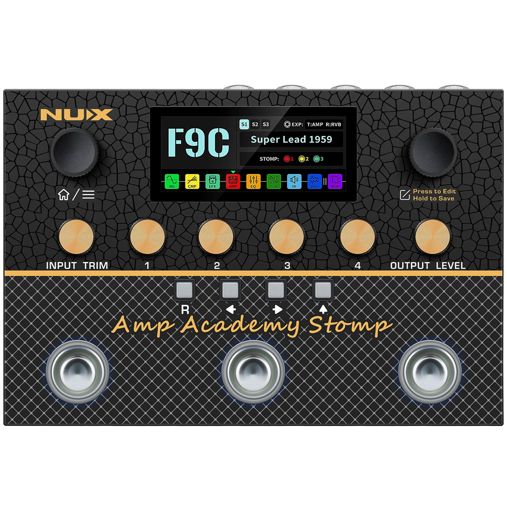 NUX Monarch Series Amp Academy Stomp Modeler Pedal